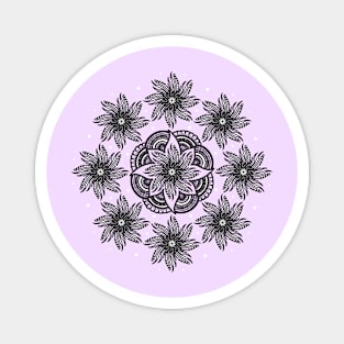 Circle of Flowers Magnet